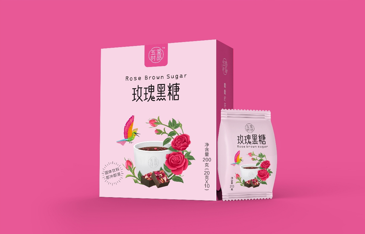 創(chuàng)意極簡黑糖茶包裝設(shè)計(jì)